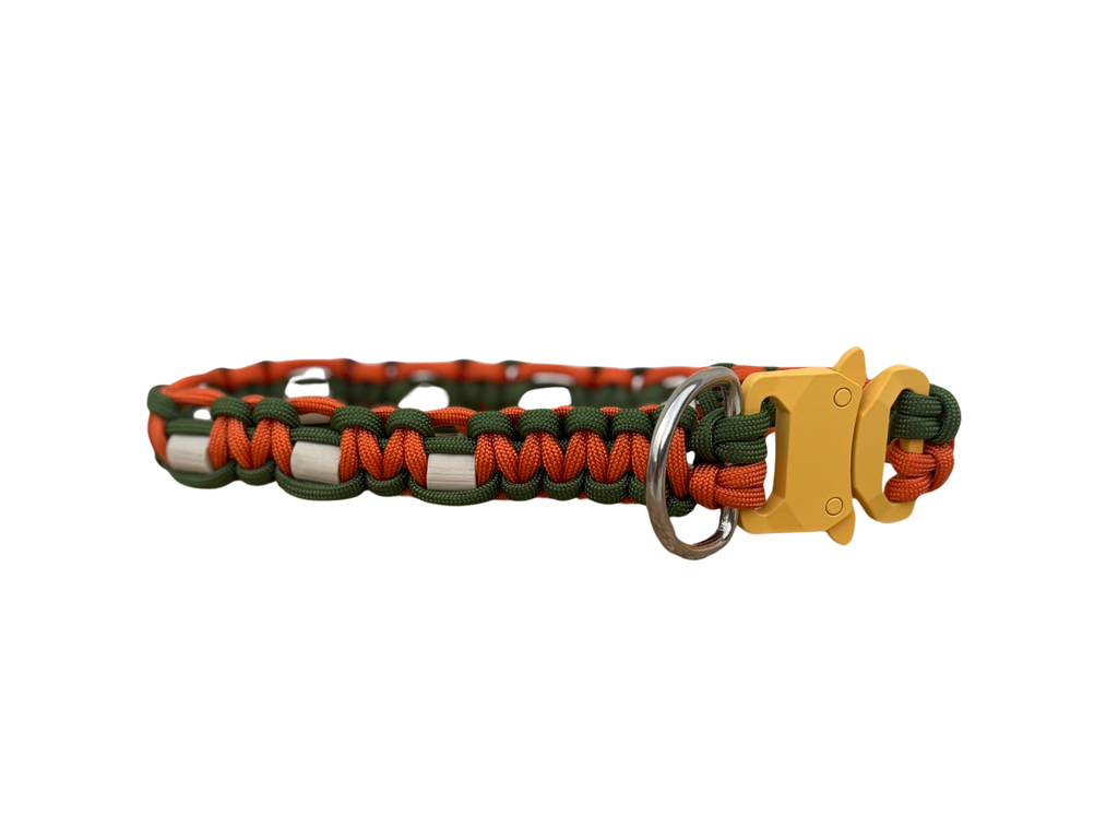 Fern Green and Solar Orange Anti-Tick Collar