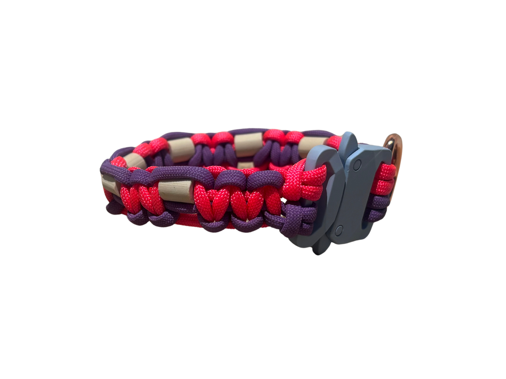 Lilac and Cerise Pink Anti-Tick Collar
