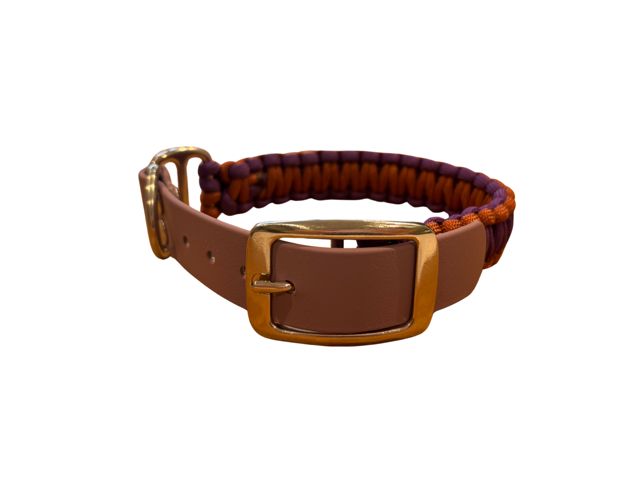 The Purple One BioThane®/Paracord Adjustable Collar