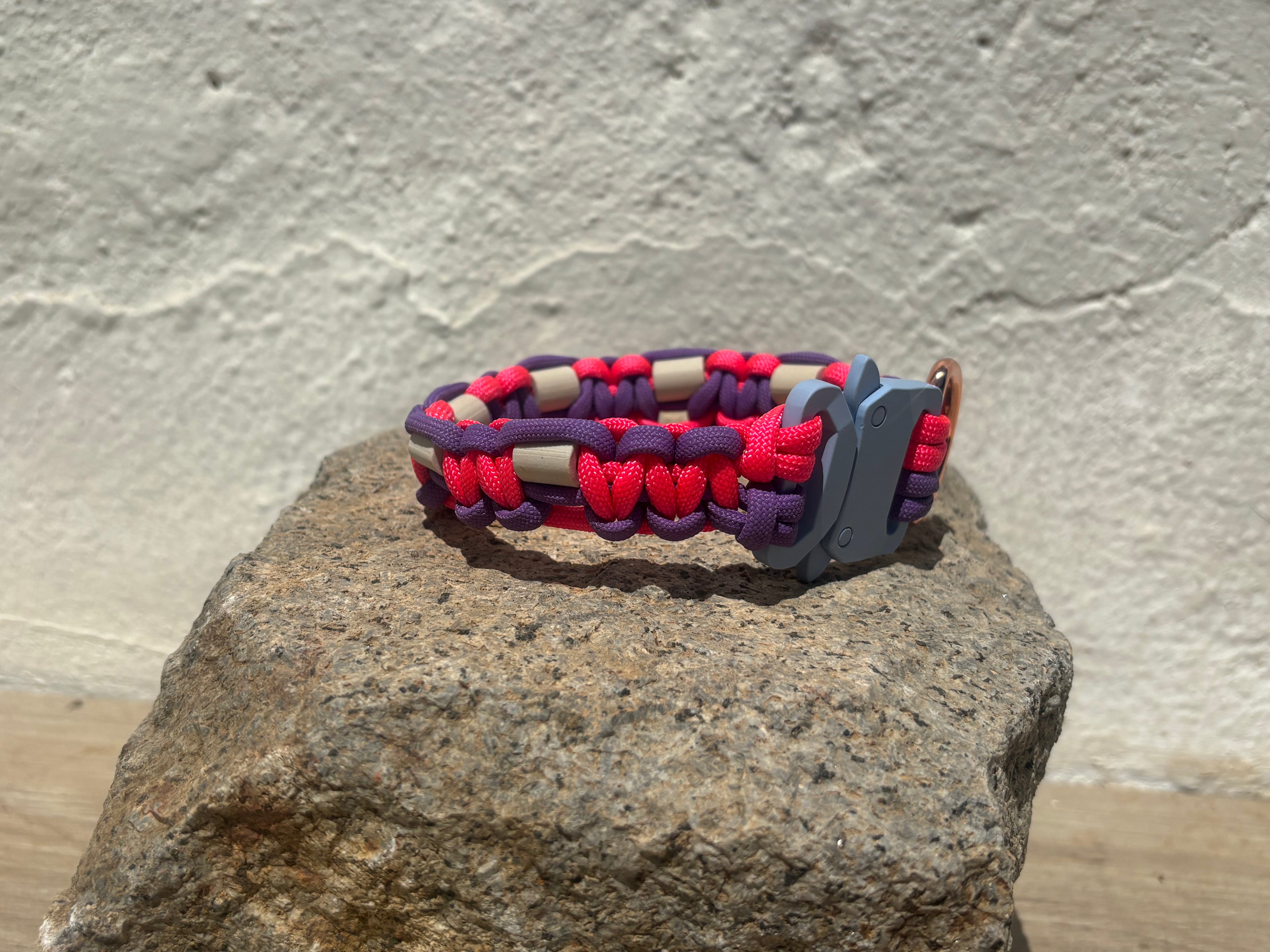 Lilac and Cerise Pink Anti-Tick Collar