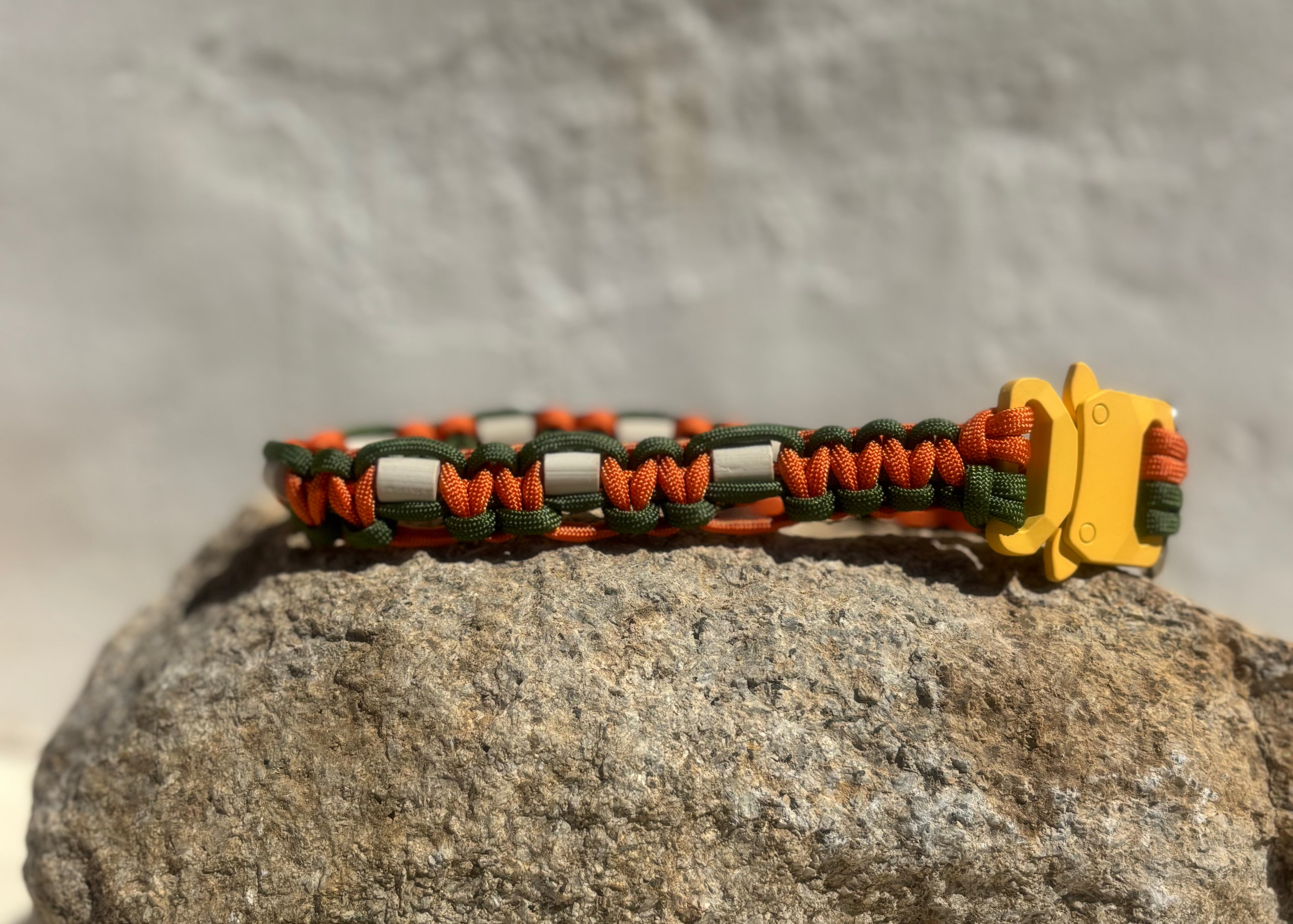 Fern Green and Solar Orange Anti-Tick Collar