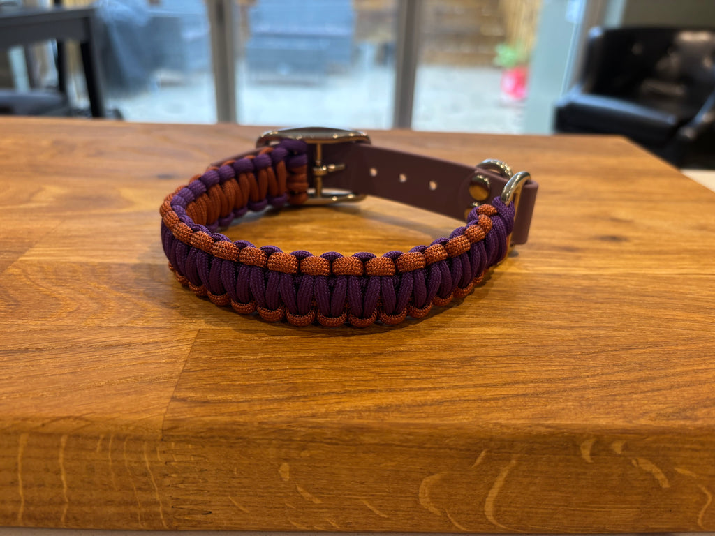 The Purple One BioThane®/Paracord Adjustable Collar