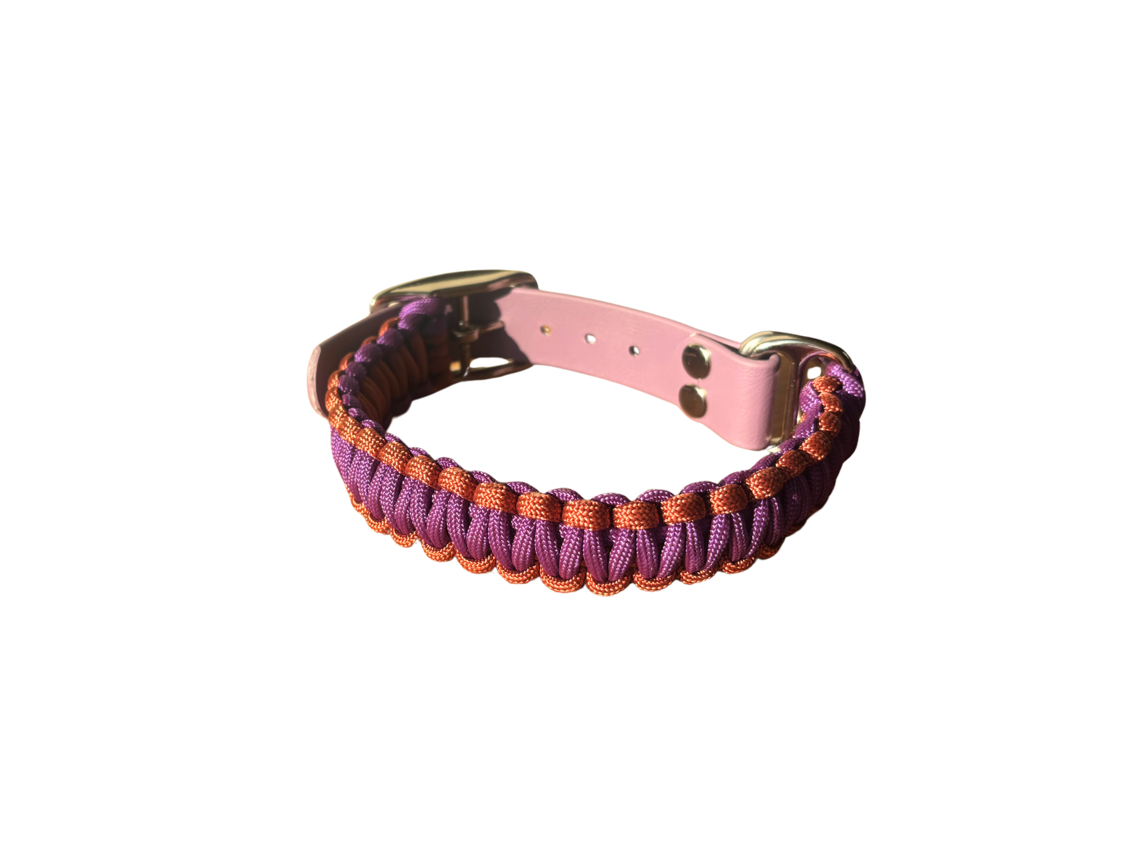 The Purple One BioThane®/Paracord Adjustable Collar